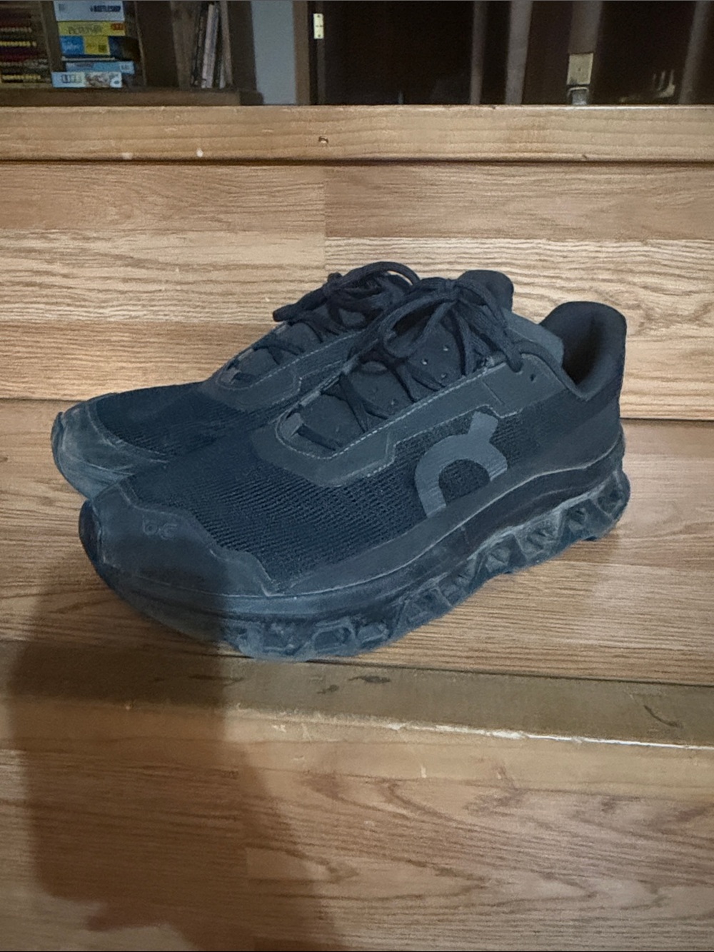 On Running Black Slip-On Running Shoe